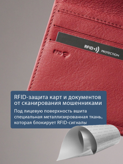 909 R - Портмоне с RFID защитой