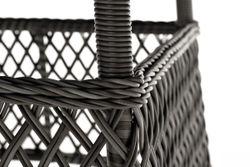 "Эспрессо" плетеный круглый стол, диаметр 150 см, цвет графит