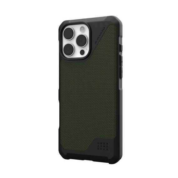 Чехол UAG Metropolis LT для iPhone 16 Pro Max оливковый (Kevlar Olive) 114453113972