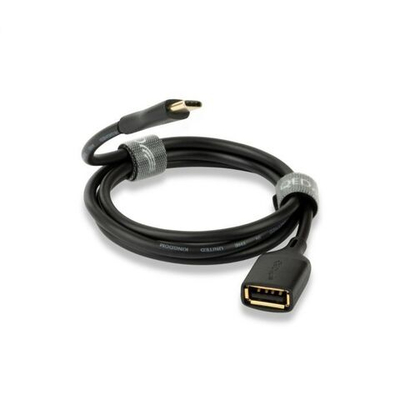 QED (QE8191) Connect USB C (M) - A (F) 0.15m, USB кабель серии Connect 0.15 м