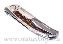 Нож Широгоров Флиппер F95NL 3M M390 CF MARS VALLEY MRBSфотография - 11