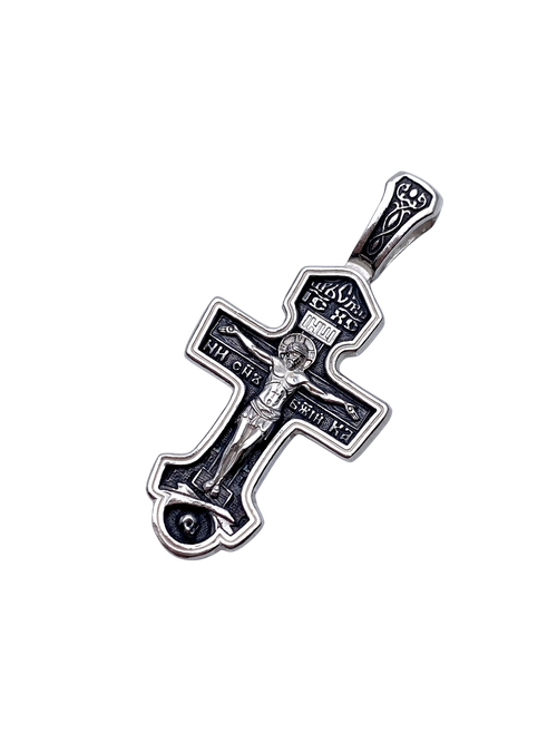 Крест из серебра/Чернение