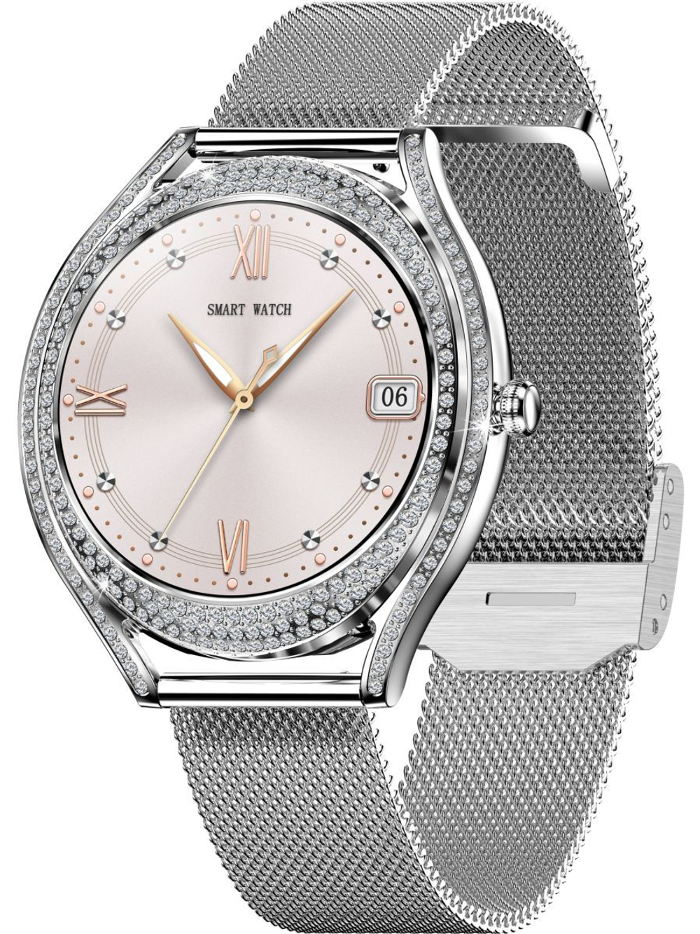 Смарт часы PARASMART Calypso V66, серебристый