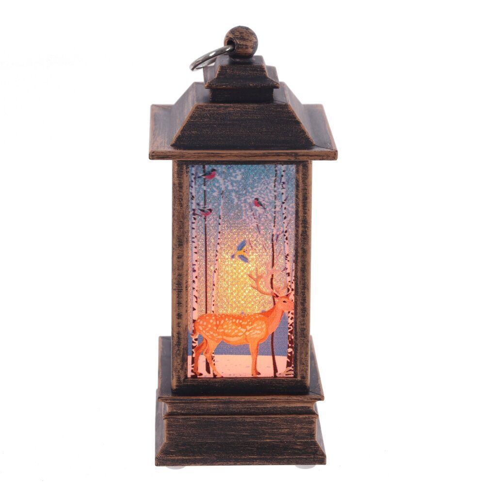 GAEM Изделие декоративное "Фонарь" (подсвет, LR44 х3шт) L5 W5 H12,5 см (блок 12), 3в.