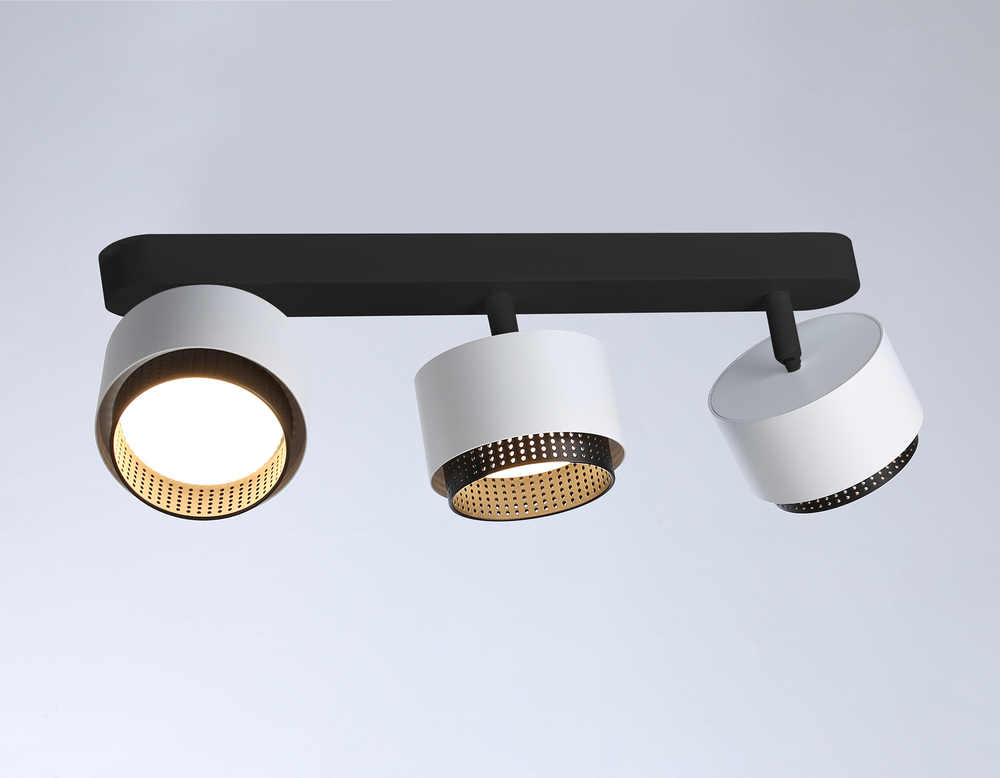 TN71291/3 WH/BK белый/черный GX53/3 max 12W 400*95*137