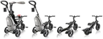 Велосипед-беговел Globber Trike Explorer 4 в 1 Deluxe Play Black-Grey