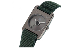 Adidas Originals STREET Wrist Watch Quartz Movement Nylon Strap Gray Dial Women"s Watch 30m Water Resistant