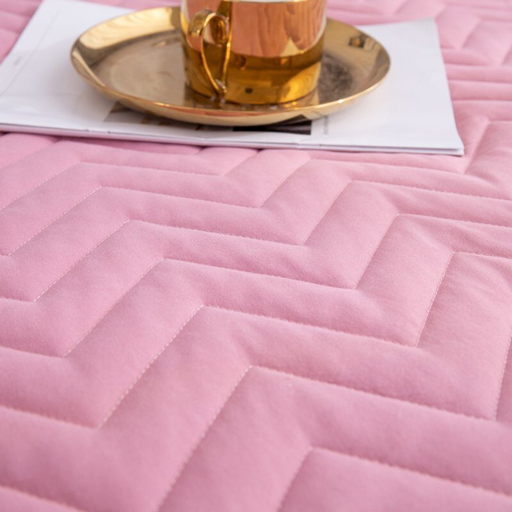 Покрывало однотонное двустороннее с наволочками ODP008