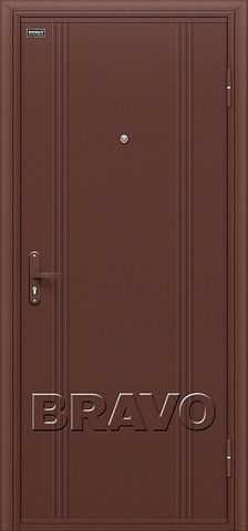 Входная стальная дверь Браво Door Out 101 Антик Медь/Антик Медь