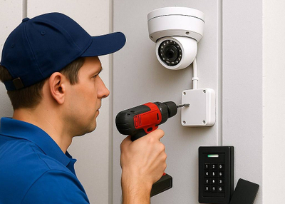  Монтаж видеонаблюдения и системы контроля доступа