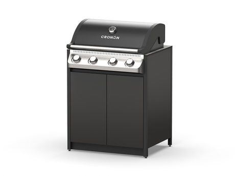 Газовый гриль Lounge D-06G, 79 см, черный/серый каспий