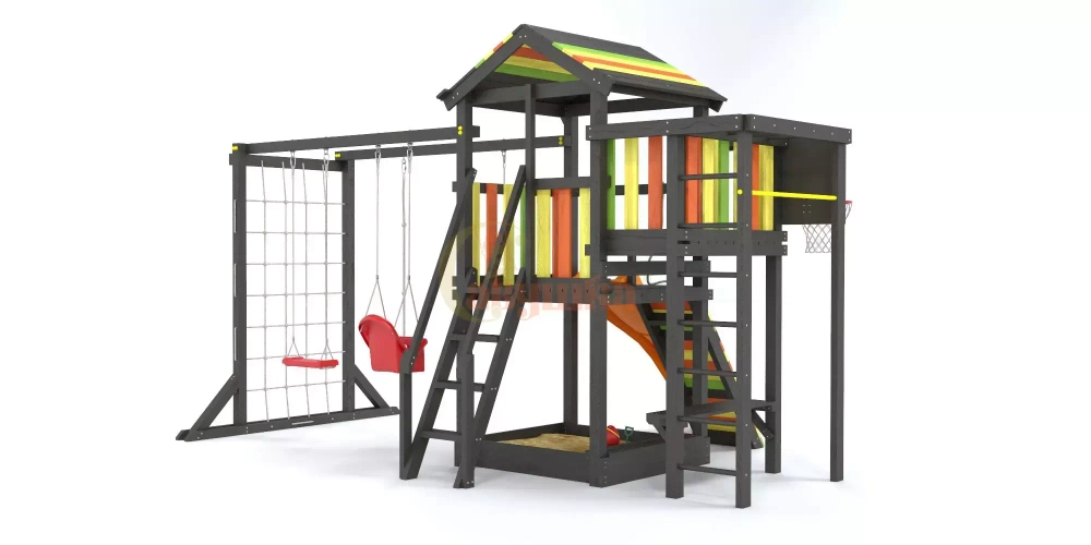 Детский игровой комплекс Савушка "Мастер" - 4 (orange)