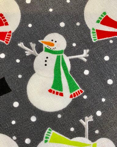 Ткань Новогодняя 100% хлопок. 50х55см. пэчворк (Италия)