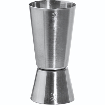 Джиггер «Пробар» 25/50 мл;сталь нерж.;D=4,H=9см;серебрист. (Цвет: серебристый)