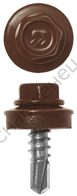 ЗУБР СКМ 8017 25 х 5.5 мм, шок.-коричн., кровельный саморез, 1800 шт (4-300310-55-025-8017)