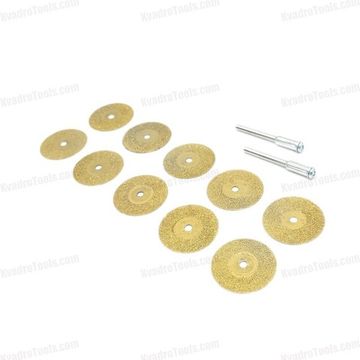 Набор дисков для гравера 35 мм с титановым напылением