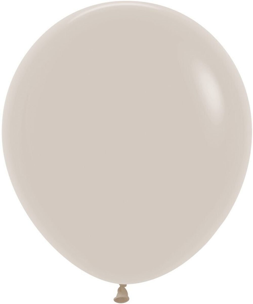 Шар (18''/46 см) Белый песок (071), пастель, 1 шт.