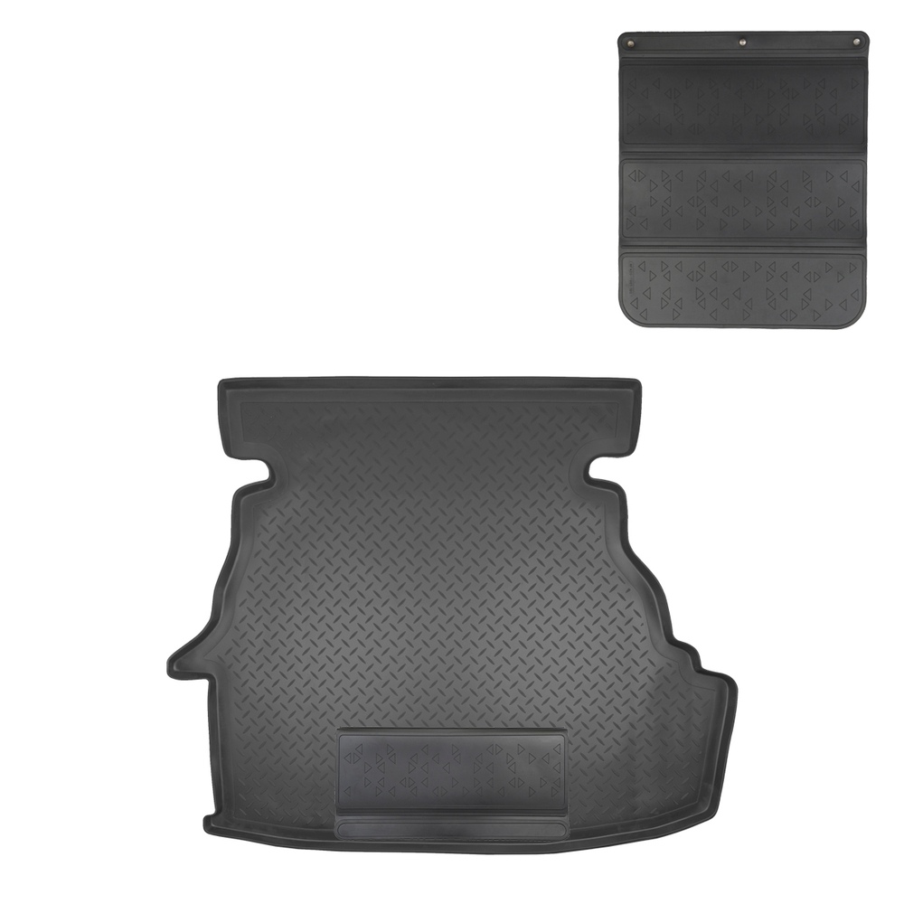 Коврик в багажник Norplast/Unidec для Toyota Camry в кузове V30 SD (2001-2006), Черный, арт.NPL-P-88-08-APP