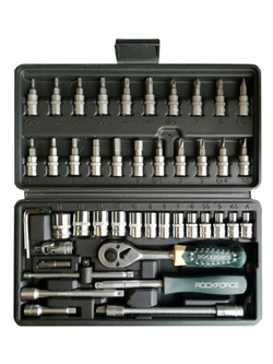 Набор инструмента 46пр. 1/4''(6-гран.)(4-14мм) RockForce##Rock FORCE RF-2462-5