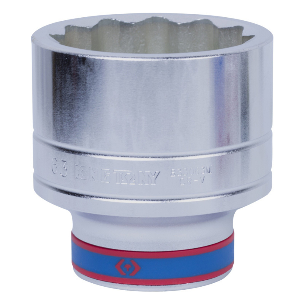 Головка торцевая стандартная двенадцатигранная 1&quot;, 63 мм KING TONY 833063M