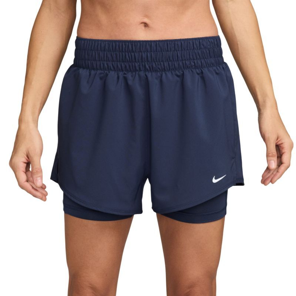 Женские теннисные шорты Nike Dri-Fit One - midnight navy/reflective silver