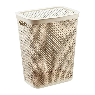 Корзина для белья ПИРУЛА 35л латте