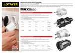 Вилка MAXElectro электрическая, 6А/220В, черная, STAYER