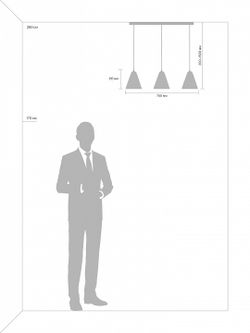 Подвесной светильник Freya Falke Market FR8004PL-03WG