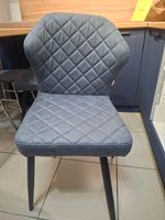 Стул Милан поворотный каркас черный ЗАМША