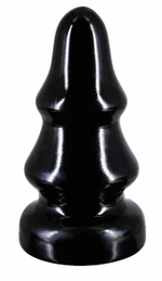 Черная анальная пробка MAGNUM 16 - 14 см. (Цвет: черный)