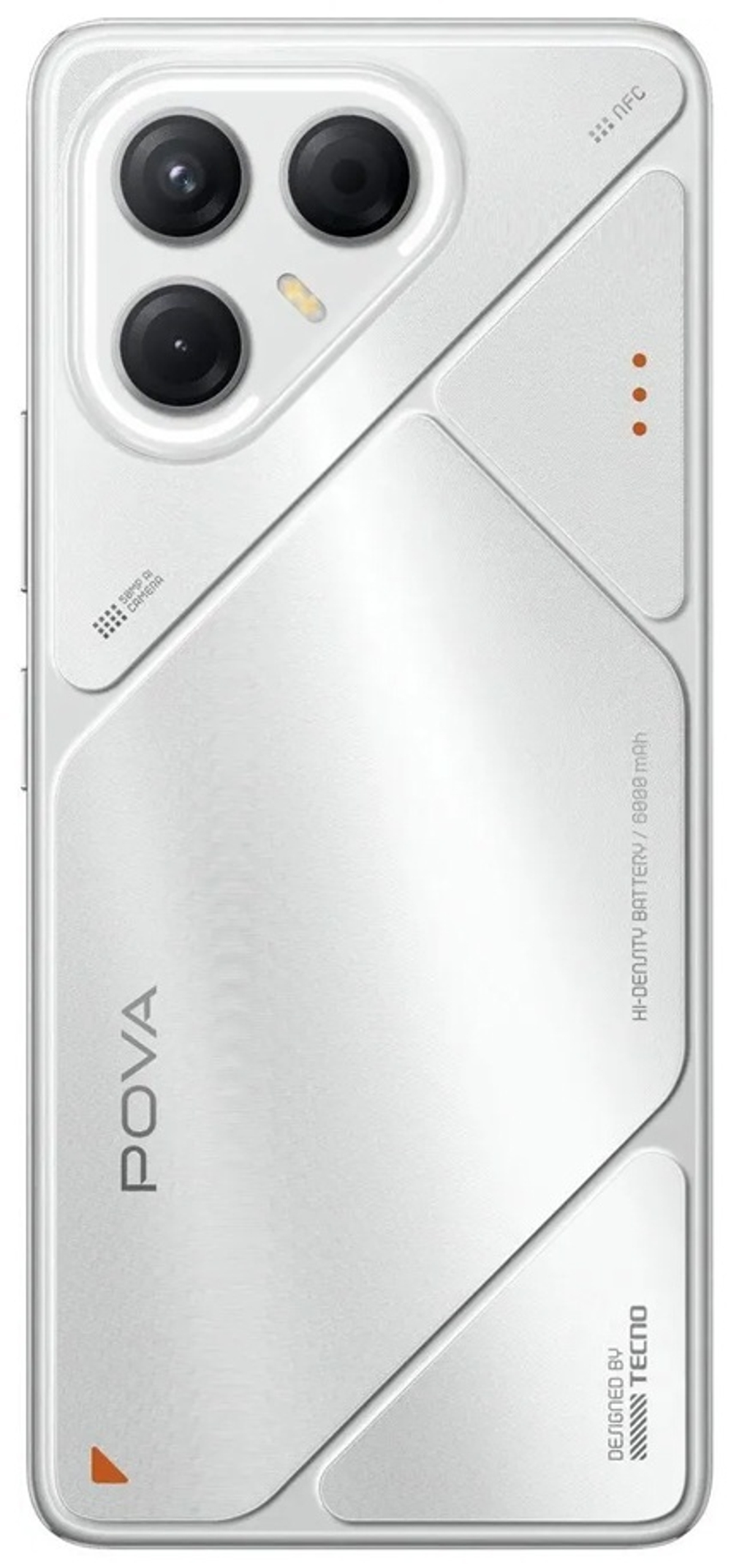 Смартфон TECNO POVA 7 5G 8 ГБ/256 ГБ серебристый