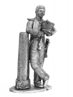 Оловянный солдатик обер-офицер Гвардейского экипажа, 1812-15 гг