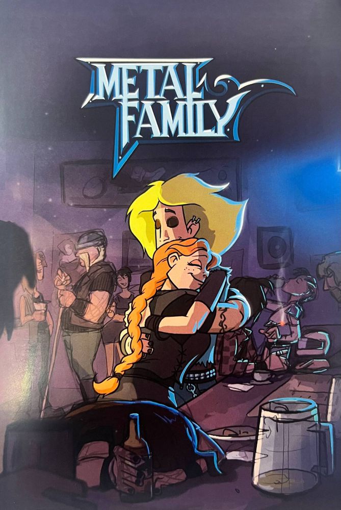 Открытка А5 Metal Family. Милая
