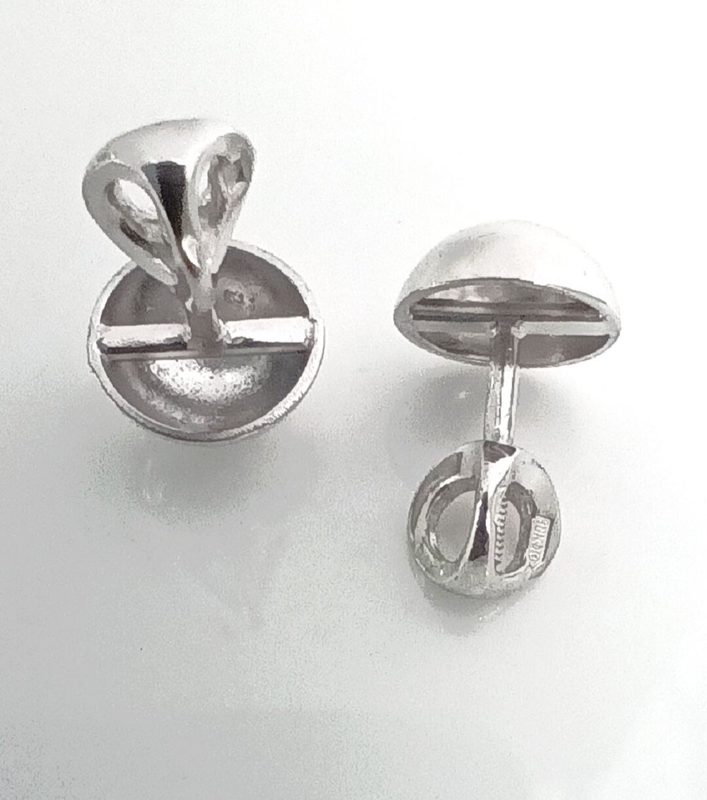 Серьги пусеты Эстерелла, серебро 925*, родированные/Ф