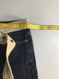 Юбка джинсовая короткая, маркировка М, визуально 46 размер