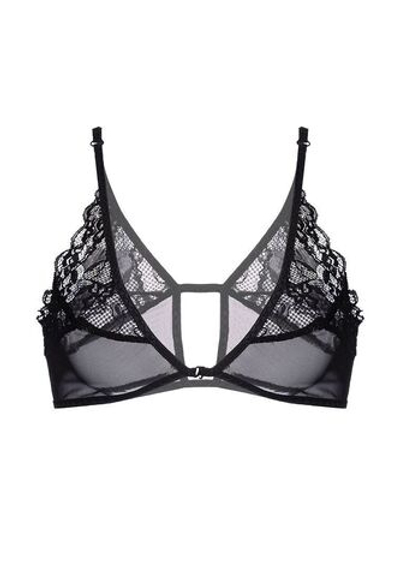 Бюстгальтер-бралетт Odette с застежкой спереди (Размер: 42-44) (Цвет: черный)