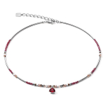 Колье Coeur de Lion Pendant Curvy Triangle Red 5032/10-0300