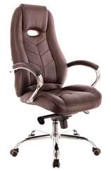 Кресло руководителя Everprof Drift M Экокожа Коричневый