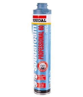 Зимняя пистолетная пена SOUDAL Соудафоам Профессионал Клик&amp;Фикс 60 115004