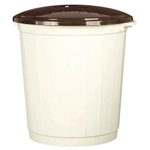 Бак 50л с крышкой (Слоновая кость)