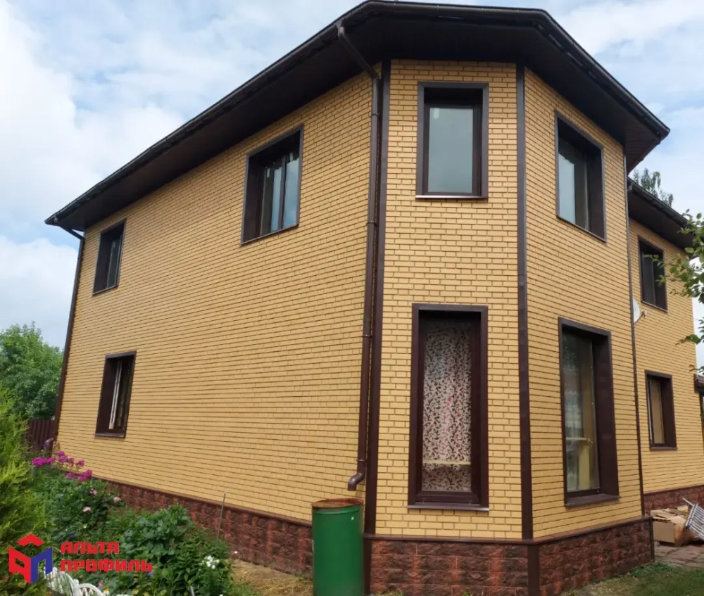 Фасадная панель Альта Профиль Клинкерный кирпич Желтый 1130*420мм 0,48м2