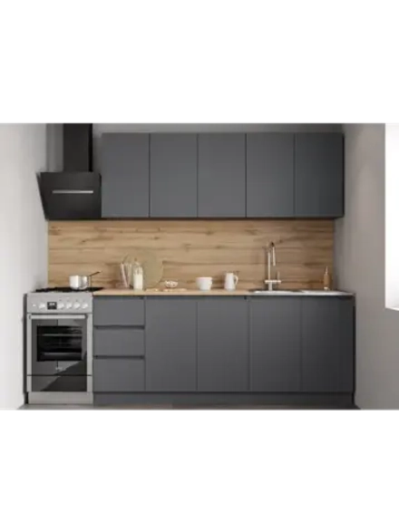 Кухонный гарнитур 2м модульный 200х215 см Мори