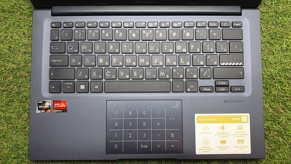 Ноутбук ASUS Ryzen 7/16Gb/FHD/Vivobook 14 M1402IA-AM173/Windows 10