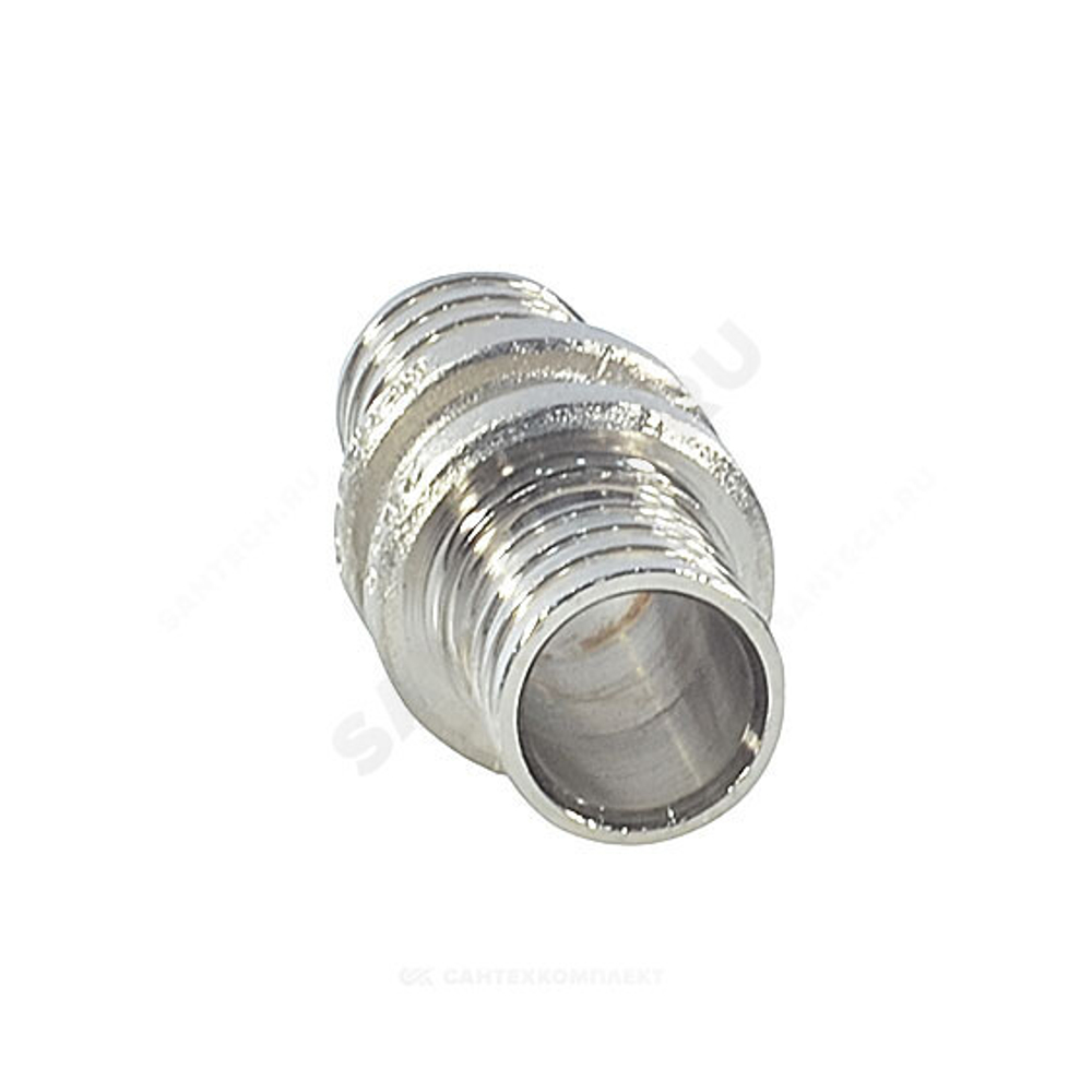 Муфта для PE-X труб аксиальная латунь оц Дн 20 RAUTHERM S Rehau 12503171002