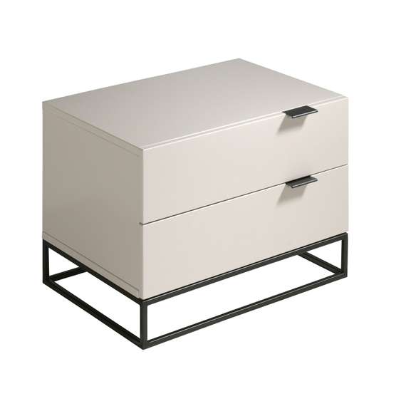 Прикроватная тумбочка Angel Cerda Estetico 7004, жемчужно-серая