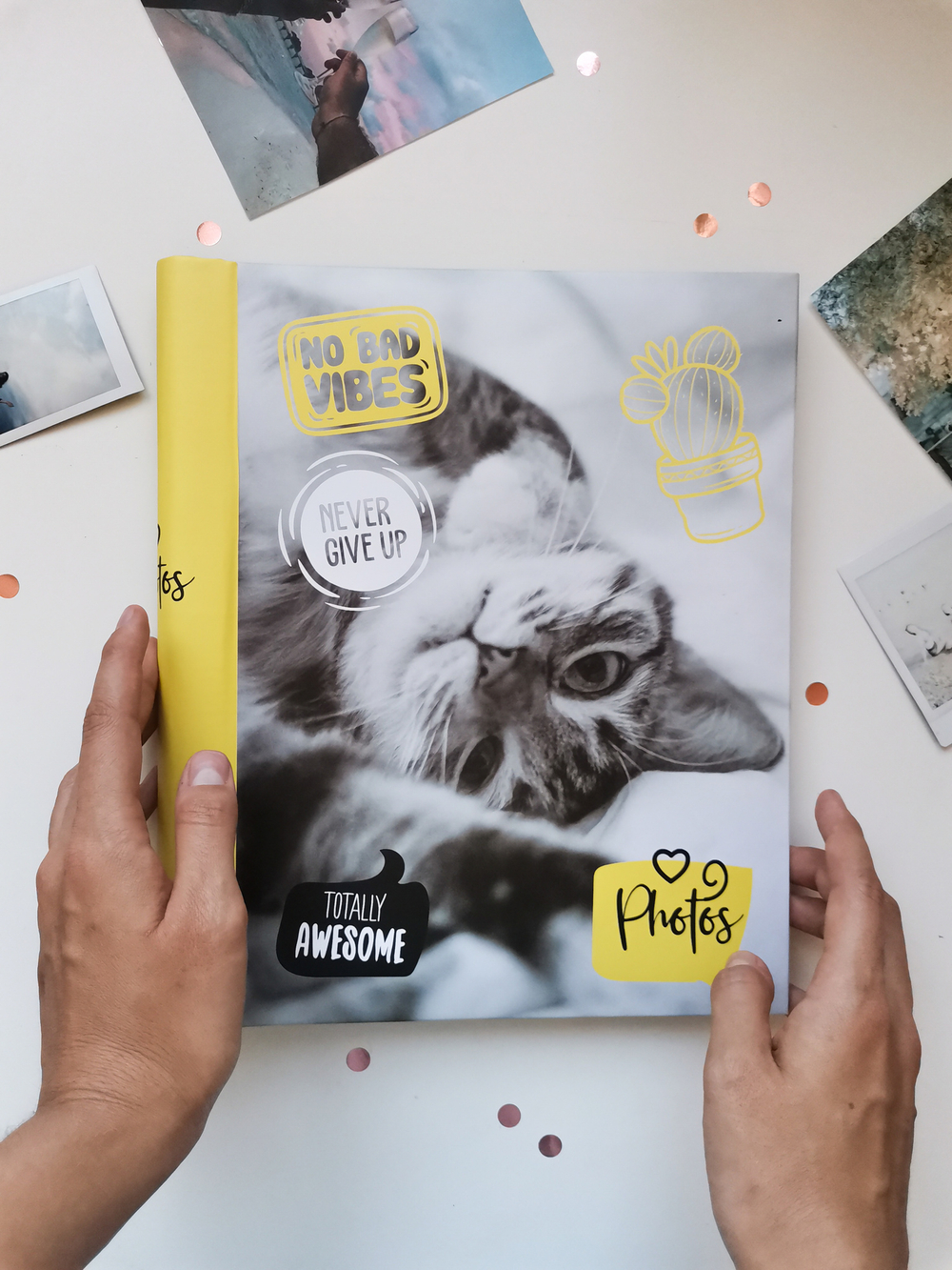 Фотоальбом на 10 магнитных листов 23х28 см, внутр. спираль fluffy pets Мяу