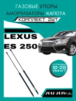 Газовые амортизаторы капота Toyota Lexus ES 250 2012-2018