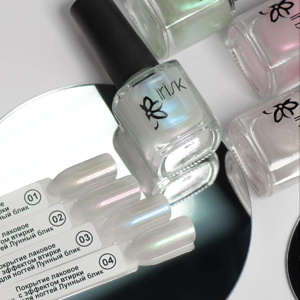 Irisk лак с эффектом втирки Лунный блик