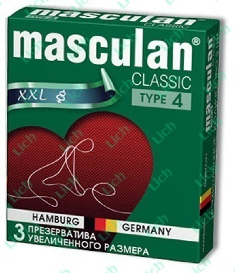 Презервативы Masculan Classic увеличенного размера (XXL)