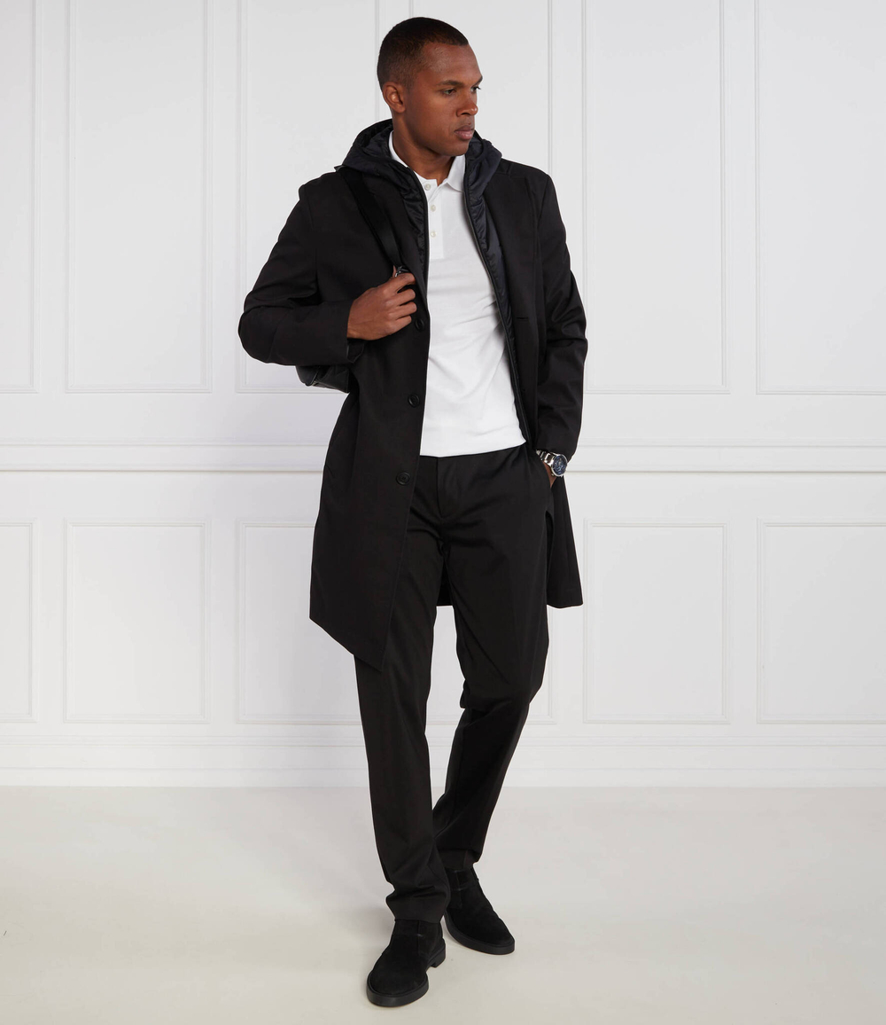 Пальто H Hyde Hood C 233F BOSS BLACK - черный(50496157)